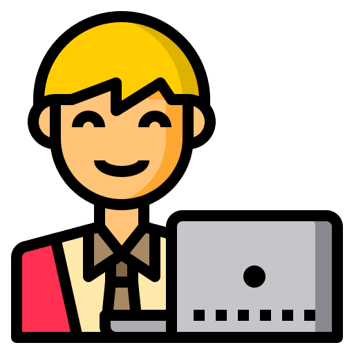 Business man working man business person worker icon