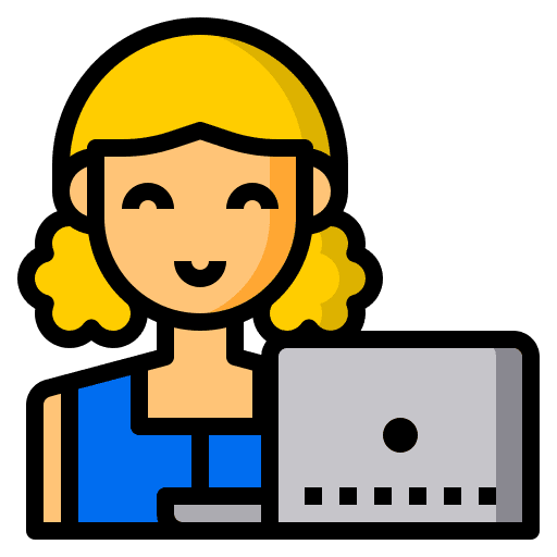 Woman avatar worker employee icon Woman avatar worker employee icon