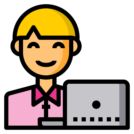 Working man avatar male employee icon Working man avatar male employee icon