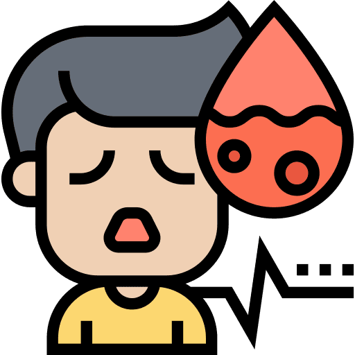 Anemia disease healthcare and medical blood icon