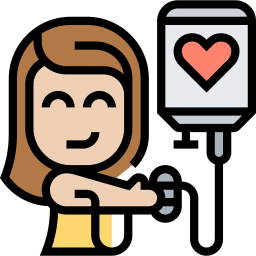 Donor blood donation transfusion donor icon