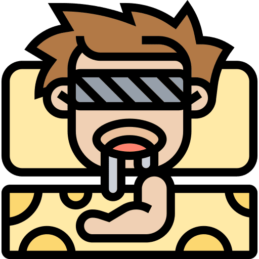 Resting man relax sleep icon Resting man relax sleep icon