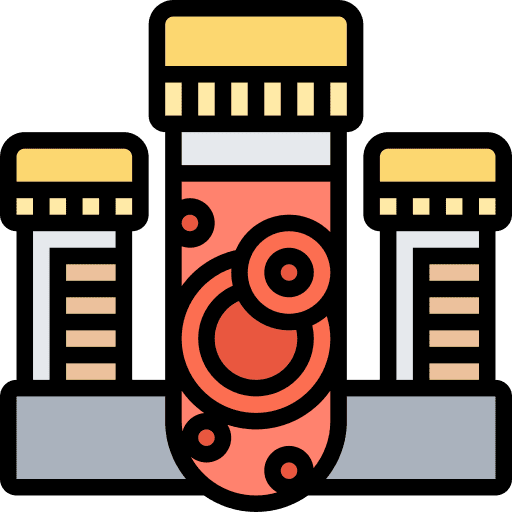 Test tube blood test sample blood donation icon Test tube blood test sample blood donation icon