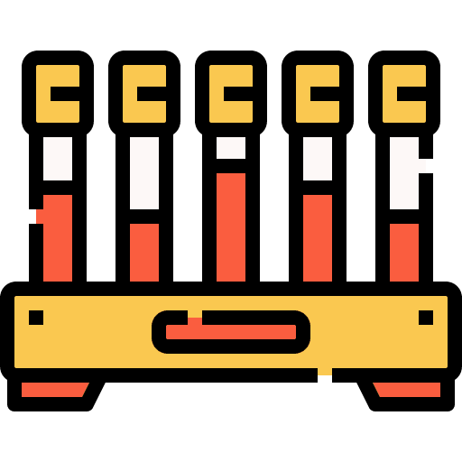 Test tubes lab chemistry laboratory icon