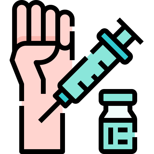 Injection injection vaccine healthcare and medical icon