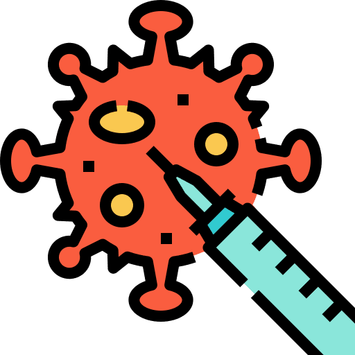 Injection pharmacy pandemic drug icon