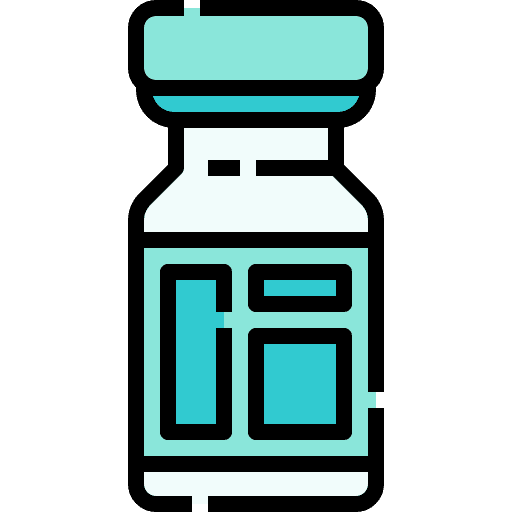 Vaccine drug vaccine bottle icon