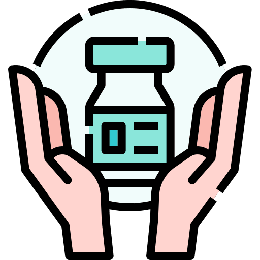 Vaccine drugs pharmacy medicine icon