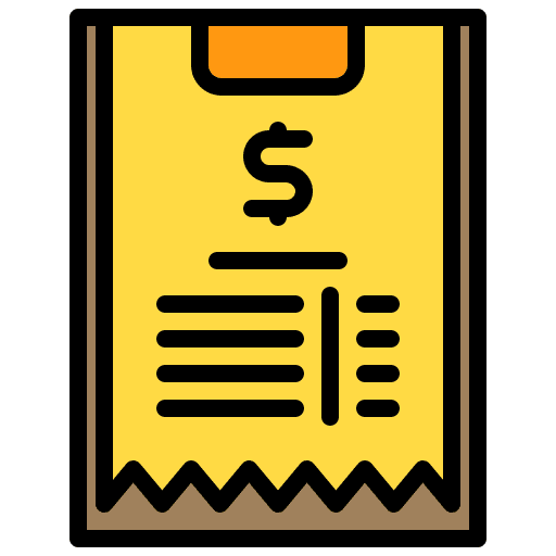 Clipboard invoice receipt business and finance icon Clipboard invoice receipt business and finance icon