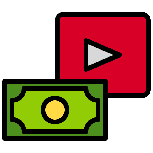 Payment youtuber marketing social media icon Payment youtuber marketing social media icon