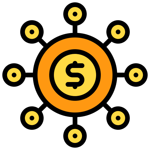 Pay business and finance coin payment icon Pay business and finance coin payment icon
