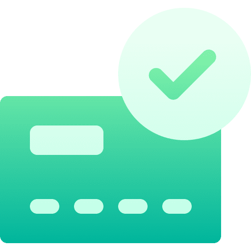 Credit card credit card done approved icon