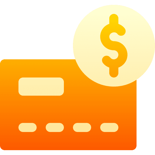 Credit card dollar cash business and finance icon