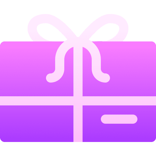 Gift card shopping voucher offer icon