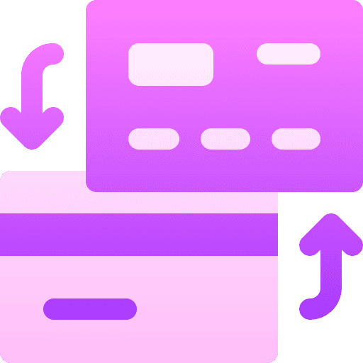 Transfer banking transfer arrow icon