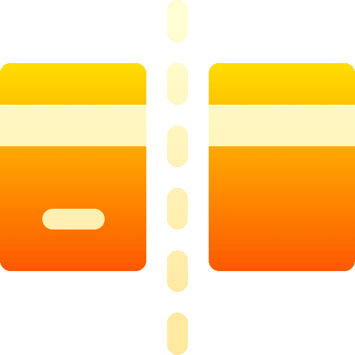 Cut business and finance credit card no debt icon