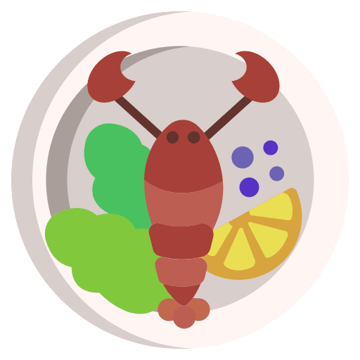 Crab seafood cook dish icon Crab seafood cook dish icon