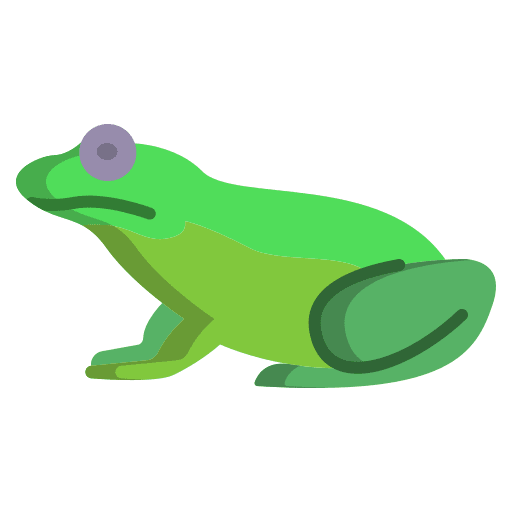 Frog wild life zoo amphibian icon Frog wild life zoo amphibian icon