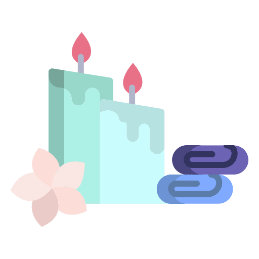 Candles furniture and household aromatherapy candles icon Candles furniture and household aromatherapy candles icon