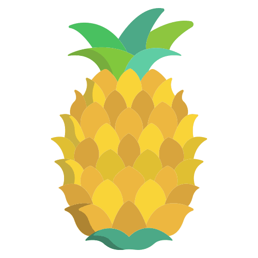 Pineapple food and restaurant nutrition vegan icon Pineapple food and restaurant nutrition vegan icon