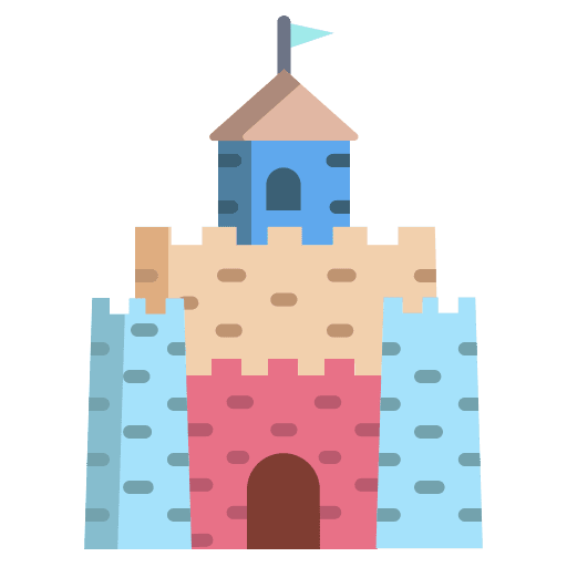 Sand castle summertime kid and baby sand castle icon Sand castle summertime kid and baby sand castle icon