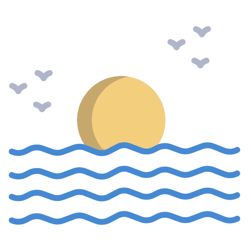 Sun beach weather sea icon Sun beach weather sea icon