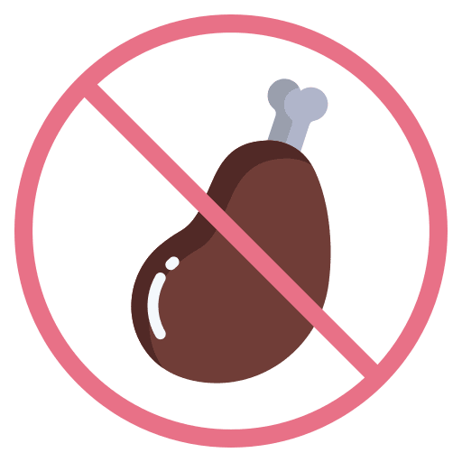 No chicken chicken vegetarian food and restaurant icon