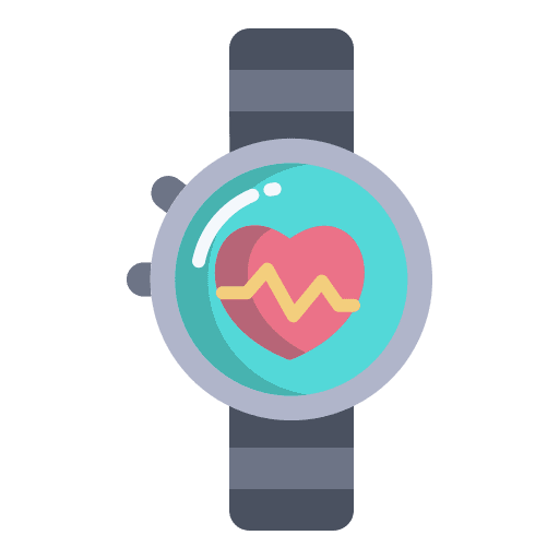 Smartwatch wellness time device icon Smartwatch wellness time device icon