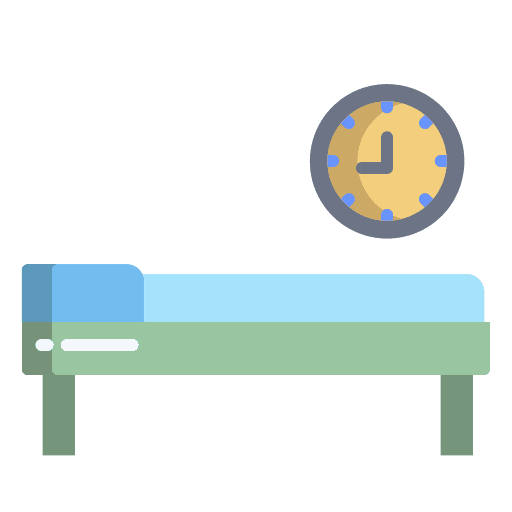 Bed calm rest asleep icon Bed calm rest asleep icon