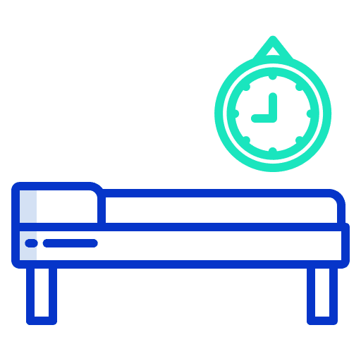 Bed chill time calm icon Bed chill time calm icon