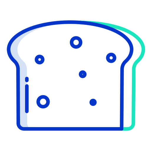 Bread toast bakery flat bread icon Bread toast bakery flat bread icon