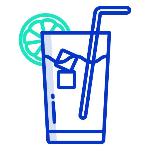 Juice lemon slice food and restaurant drink icon Juice lemon slice food and restaurant drink icon