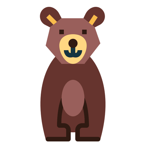 Bear animal wild life animals icon Bear animal wild life animals icon