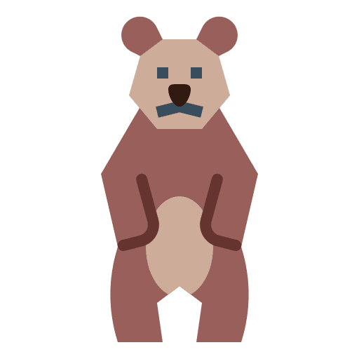 Bear animal zoo animals icon Bear animal zoo animals icon