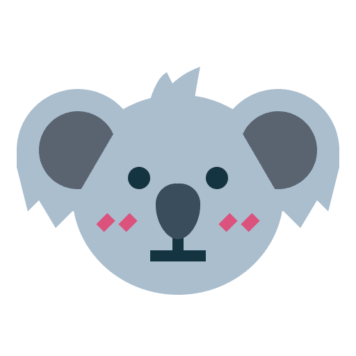 Koala wild life animal zoo icon Koala wild life animal zoo icon