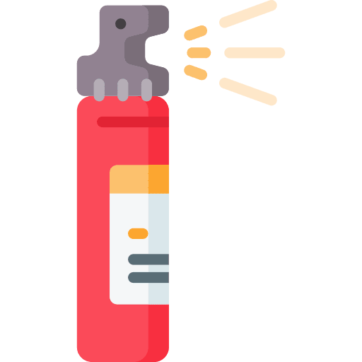 Pepper spray protection pepper spray protect icon