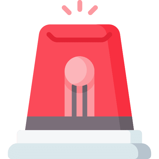 Siren emergency security warning icon Siren emergency security warning icon