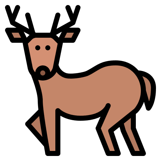 Deer nature animal animals icon