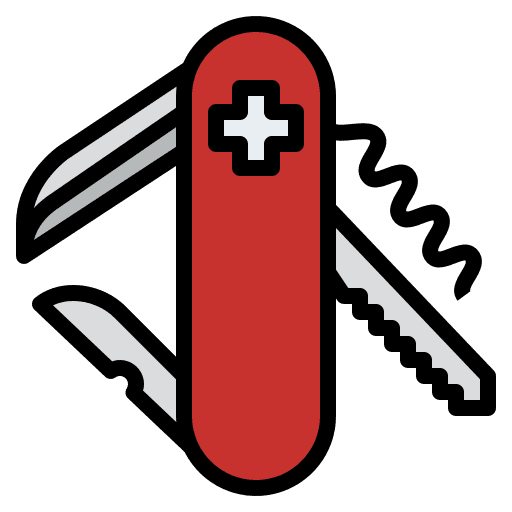 Pocket knife knife camping pocket knife icon