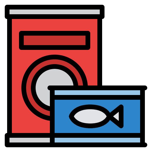 Canned food container canned food preserved icon Canned food container canned food preserved icon