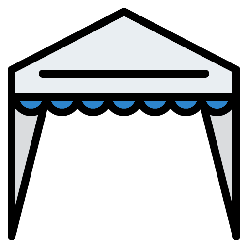 Canopy tent outdoor furniture and household icon Canopy tent outdoor furniture and household icon