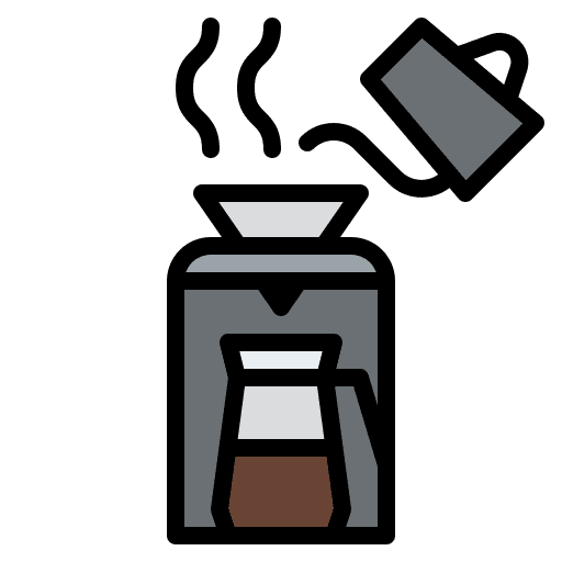 Coffee drip beverage coffee machine icon Coffee drip beverage coffee machine icon