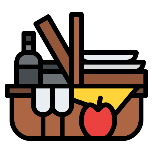 Picnic food picnic basket basket icon Picnic food picnic basket basket icon