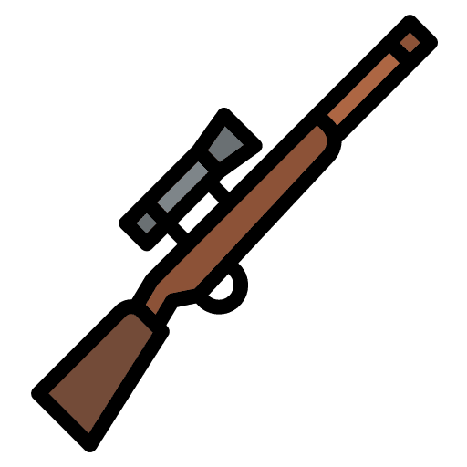 Gun hunting camping shotgun icon Gun hunting camping shotgun icon