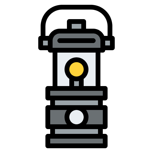 Lamp lamp camping construction and tools icon Lamp lamp camping construction and tools icon