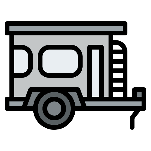 Trailer transportation travel vehicle icon Trailer transportation travel vehicle icon