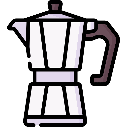 Coffee pot italian coffee pot moka pot icon