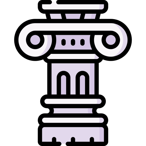 Column column architecture and city antique icon