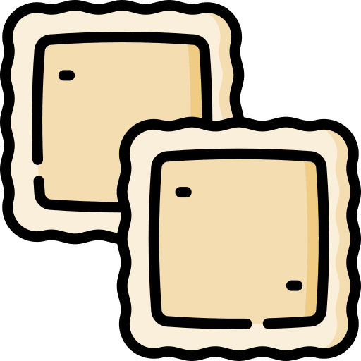 Ravioli italian food and restaurant ravioli icon Ravioli italian food and restaurant ravioli icon