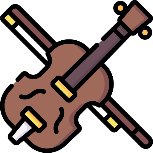 Fiddle string instrument orchestra violin icon Fiddle string instrument orchestra violin icon